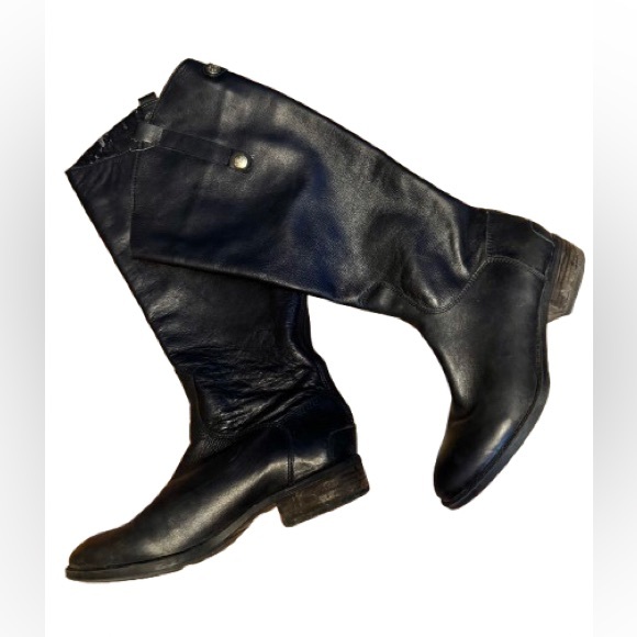Sam Edelman Shoes - Sam Edelman Black Leather Knee-High Boots